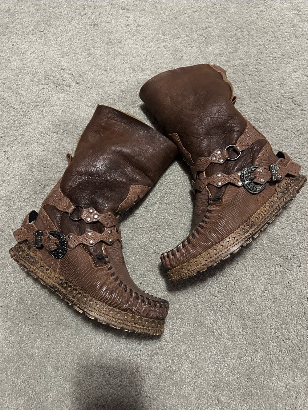 El Vaquero Women’s Brown Mid-Calf Boots